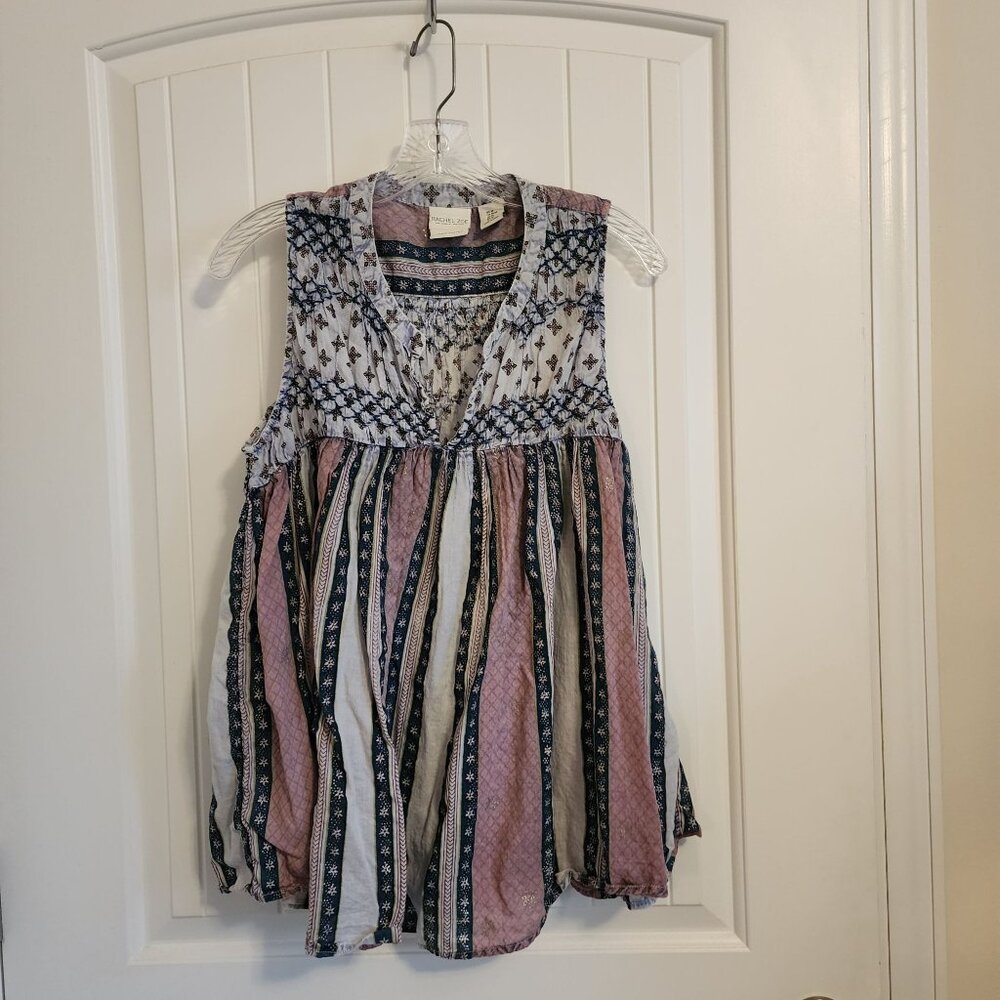 Rachel Zoe Sleevless Striped Top  Size Medium